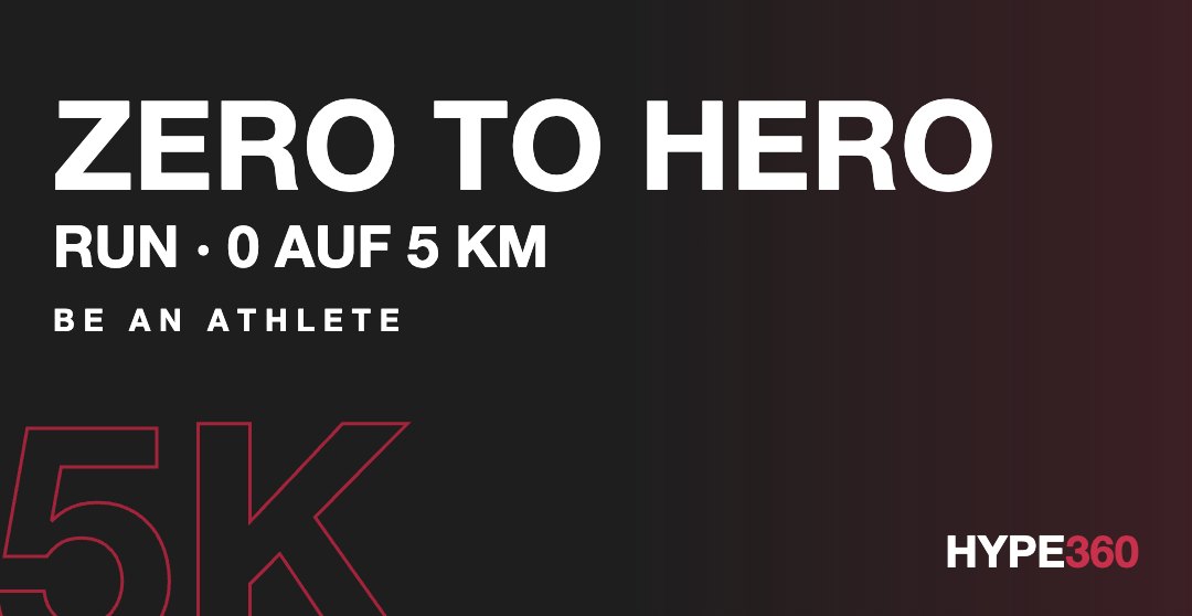 From Zero to Hero Run – Programmbild